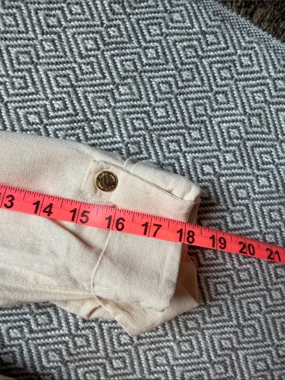 Anne Klein Light Cream Women's Blazer - Picture 5 of 12